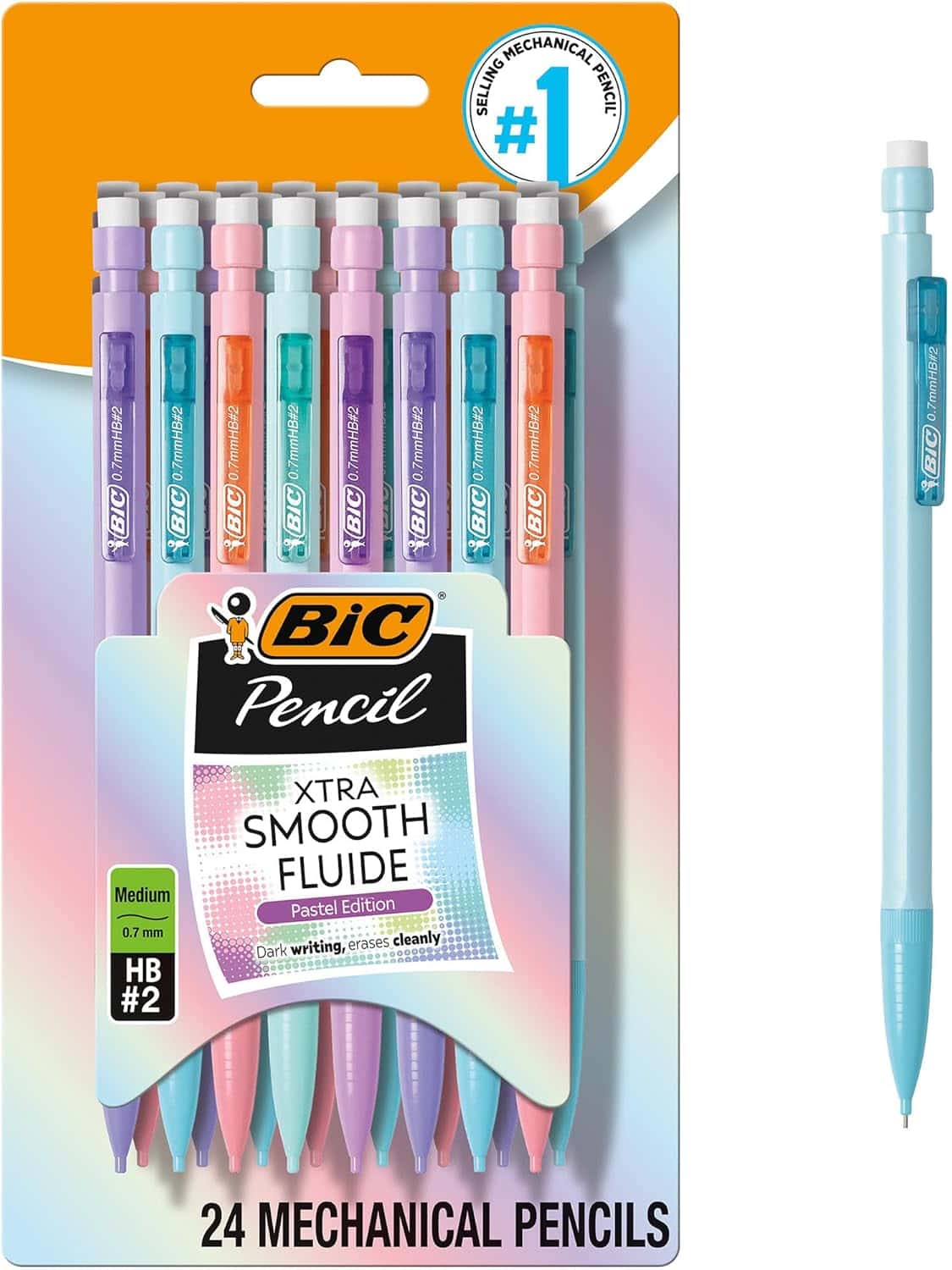 BIC Xtra Smooth Pastel Mechanical Pencils
