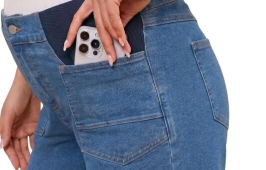 BLENCOT Women's Maternity Denim Shorts