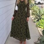 BTFBM Fall Floral Maxi Dress