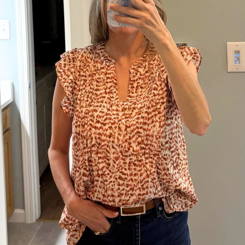 BTFBM ruffle sleeve top BTFBM ruffle sleeve top