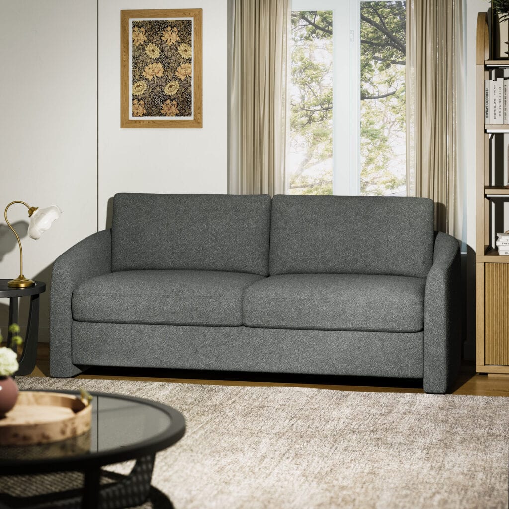 Beautiful Drew 72 Sofa by Drew Barrymore for Adults Charcoal Boucle ec54aae3 e036 4275 8716 e7af8feab680.5762966983b489ce441dc8616fda7ccd Beautiful Drew 72 Sofa by Drew Barrymore for Adults Charcoal Boucle