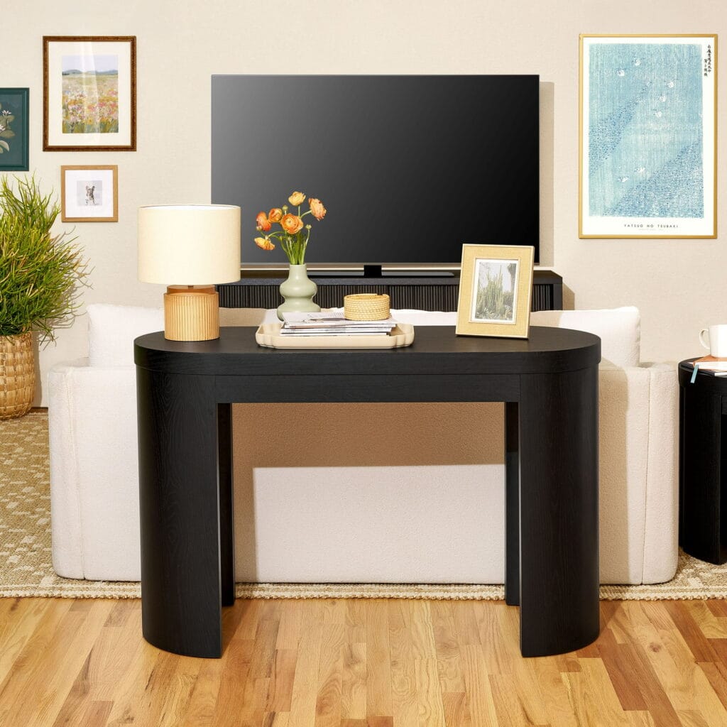 Beautiful Drew Sofa Table by Drew Barrymore Rich Black Finish 340b9011 08f7 43ff a12f 04a0eb9c47c1.63e899f11d28ac233c0e8dbdcc2b1807 Beautiful Drew Sofa Table by Drew Barrymore Rich Black Finish