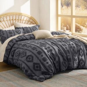 Bedsure 3 Piece Tufted Comforter Set