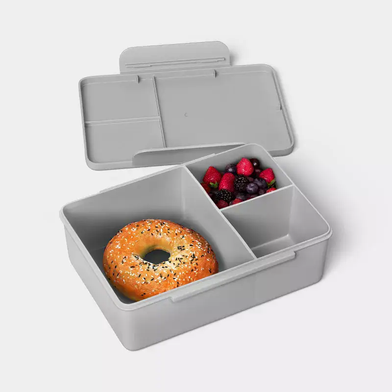 Bento Lunch Box dealworthy™ Gray