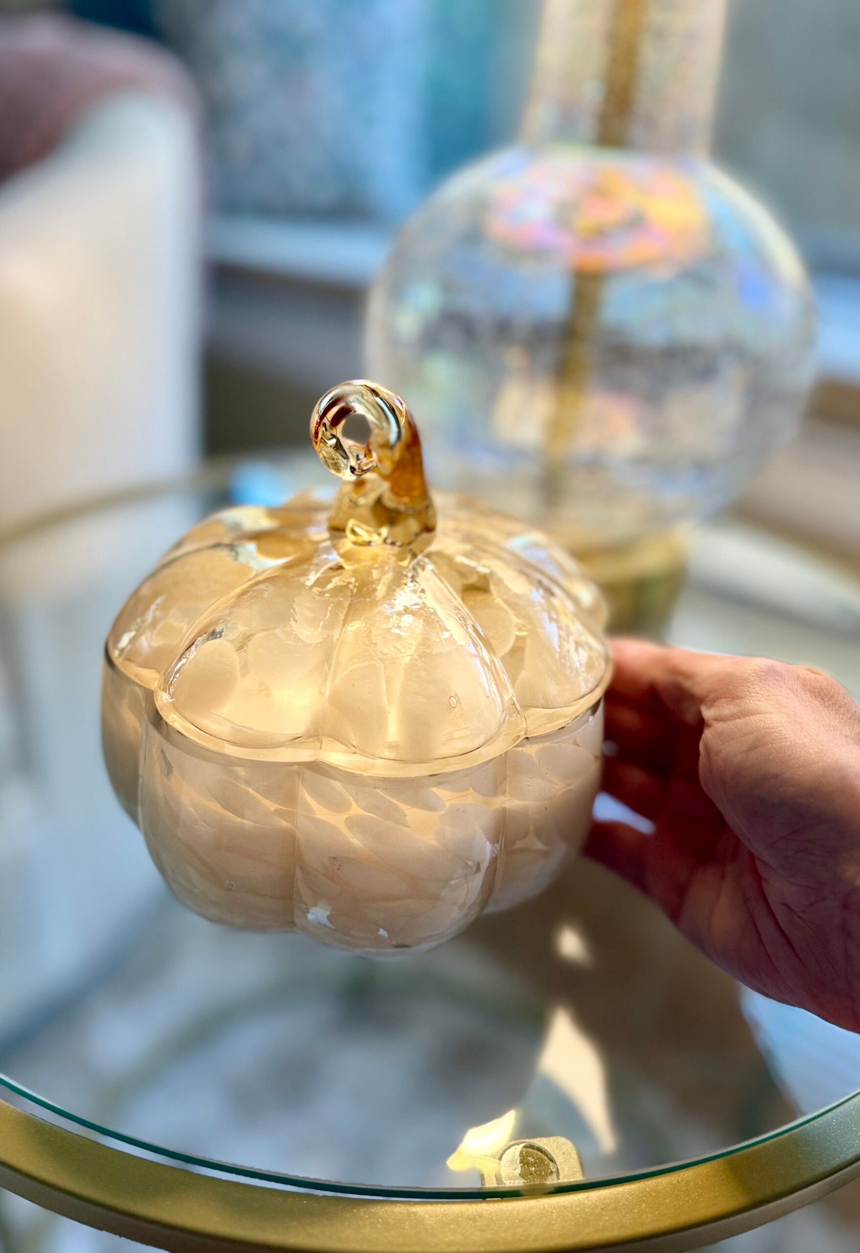 Better Homes & Gardens Pumpkin Glass Jar Candle Mary