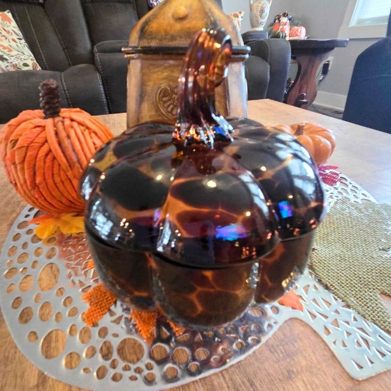 Better Homes & Gardens Pumpkin Glass Jar Candles Jessica