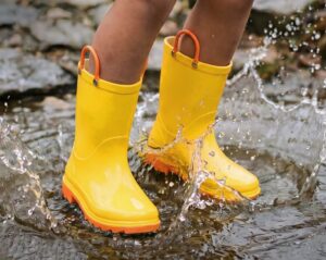 DREAM PAIRS Kids Rain Boots