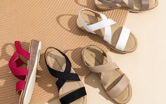 DREAM PAIRS Women's Ankle Strap Low Wedge Sandals