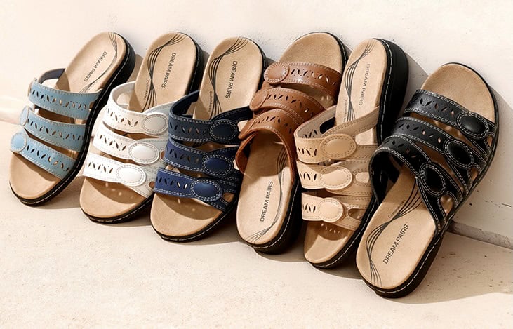 DREAM PAIRS Women's Slide Sandals DREAM PAIRS Women's Slide Sandals