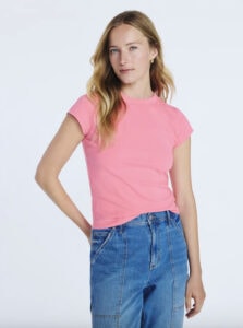Free Assembly Women's and Women's Plus Cap Sleeve Tee, Sizes XS 4X