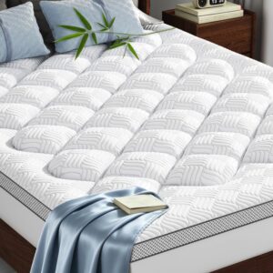 GHLPECYO 3 Inch Extra Thick Mattress Topper
