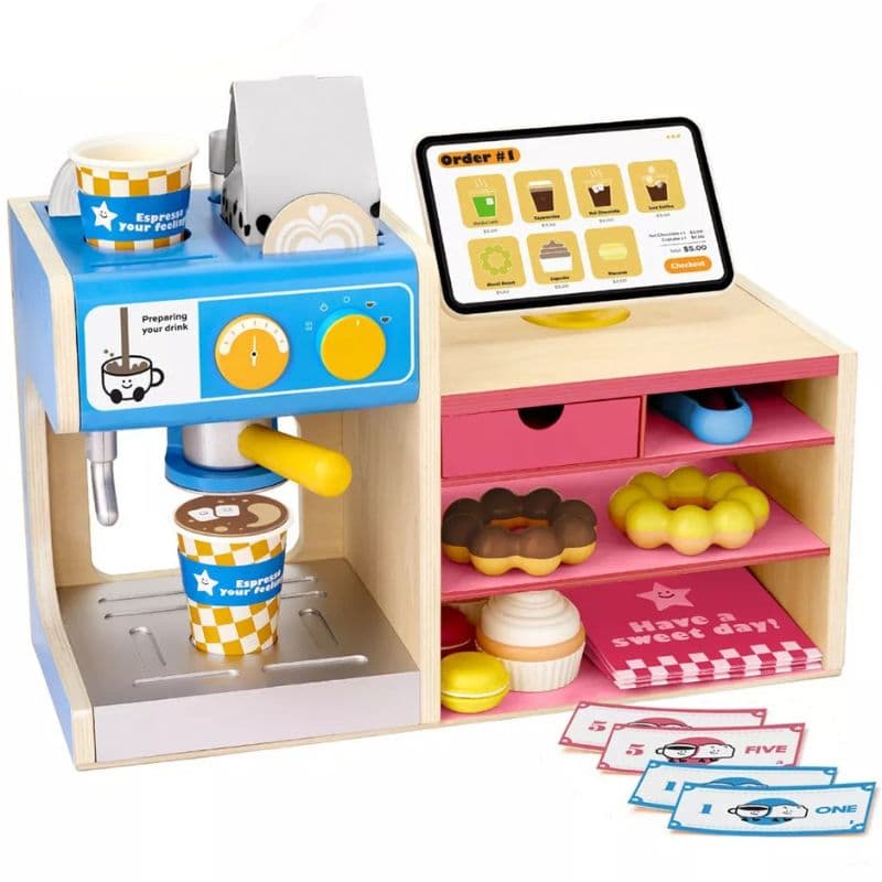 Geoffrey's Toy Box Cafe Cake Bakery Coffee Shop Playset Geoffrey's Toy Box Cafe Cake Bakery Coffee Shop Playset
