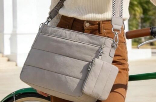 Gitus Puffer Hobo Crossbody Bag