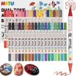 HOTU 72 Colors Acrylic Paint Markers