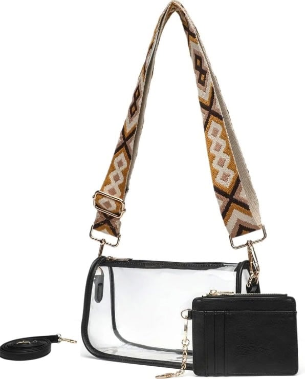 KKorlla Clear Crossbody Stadium Bag