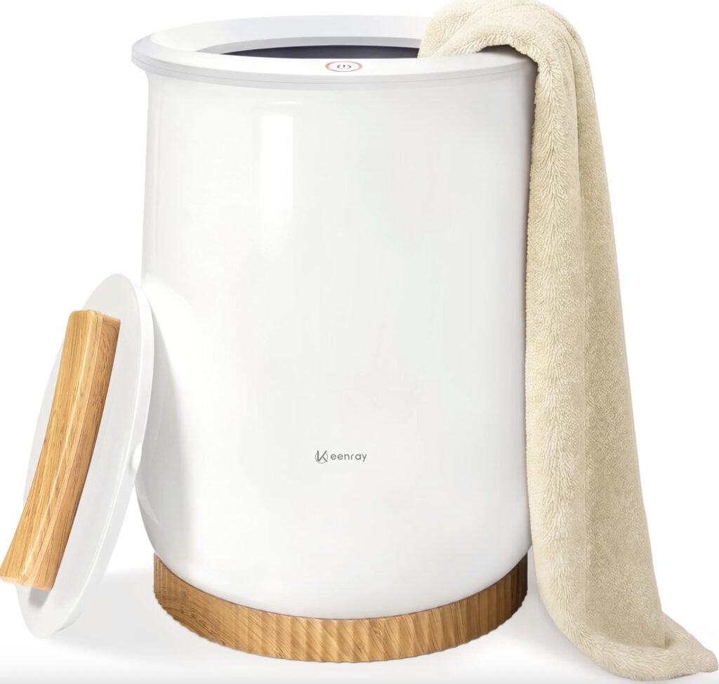 Keenray Towel Warmer, Luxury Towel Warmer Bucket, Large Towel Warmer for Bathroom