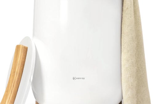Keenray Towel Warmer, Luxury Towel Warmer Bucket, Large Towel Warmer for Bathroom