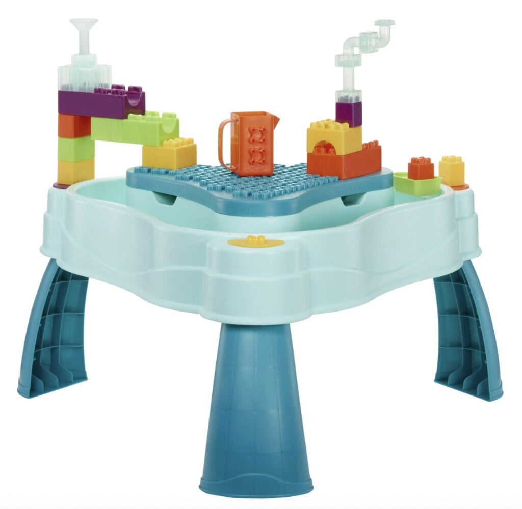 Little Tikes Build & Splash Water Table with 25 Piece Accessories