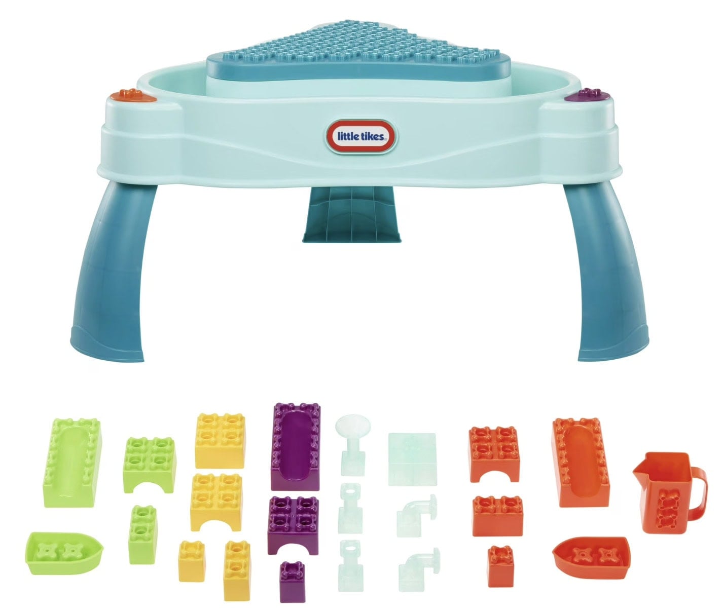 Little Tikes Build & Splash Water Table with 25 Piece Accessories 2