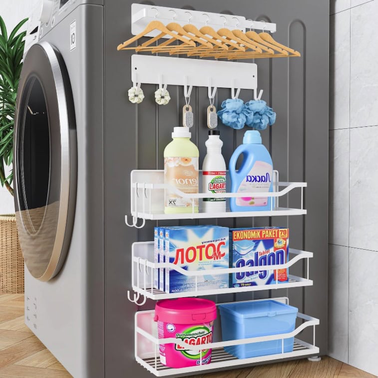 MIMIyasha Multifunctional Magnetic Shelf Spice Rack MIMIyasha Multifunctional Magnetic Shelf Spice Rack