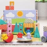 Melissa & Doug Blockables Town Connectable Wooden Building Blocks