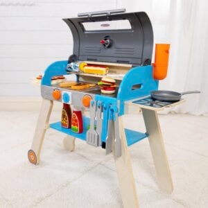 Melissa & Doug Deluxe Wooden Barbecue Grill
