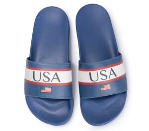 Men's Soccer Fan Slides, Argentina, Mexico, Brazil & USA