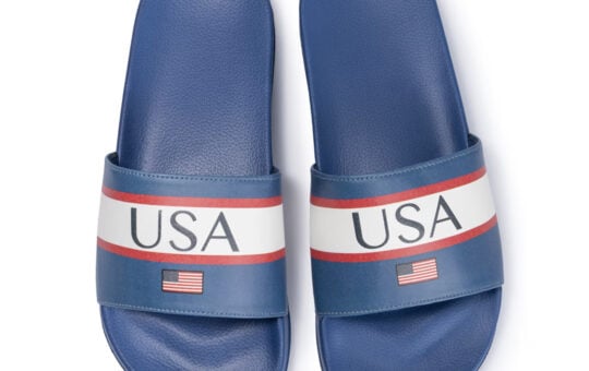 Men's Soccer Fan Slides, Argentina, Mexico, Brazil & USA