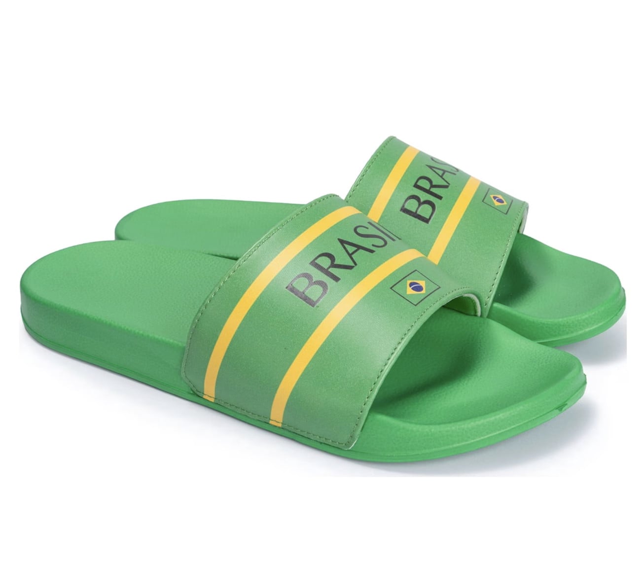 Men's Soccer Fan Slides brasil