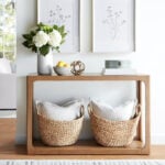 My Texas House Haven Console Table, Warm Brown