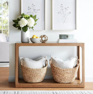 My Texas House Haven Console Table, Warm Brown