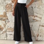 NIMIN High Waisted Wide Leg Dress Pants