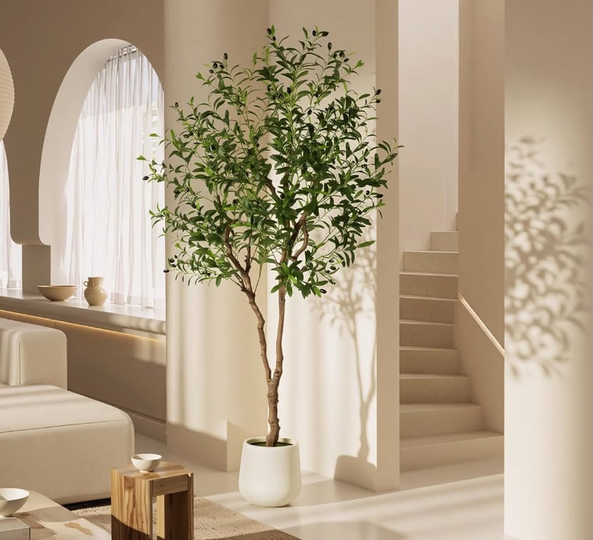 NOVAROOT Faux Olive Tree