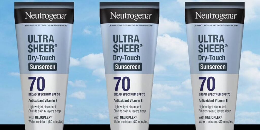 Neutrogena sunscreen