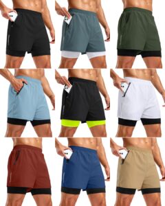 Pudolla Men's 7 Running Shorts