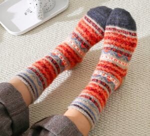 SISOSOCK Fuzzy Wool Blend Socks