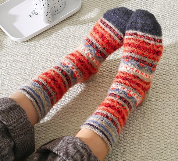 SISOSOCK Fuzzy Wool Blend Socks SISOSOCK Fuzzy Wool Blend Socks