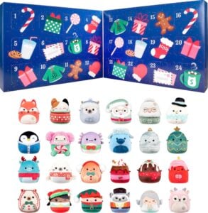 Squishmallows Original 24 Day Micromallows Holiday Plush Advent Calendar