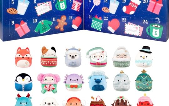 Squishmallows Original 24 Day Micromallows Holiday Plush Advent Calendar
