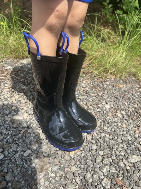 Stelle Waterproof Black Rain Boots Madison