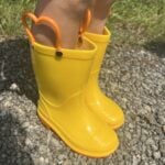Stelle Waterproof Rain Boots Madison Yellow Side