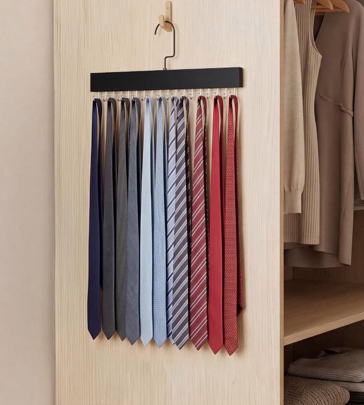 StorageWorks Tie and Belt Hanger