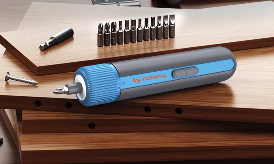 Tilswall 4V Electric Screwdriver Cordless