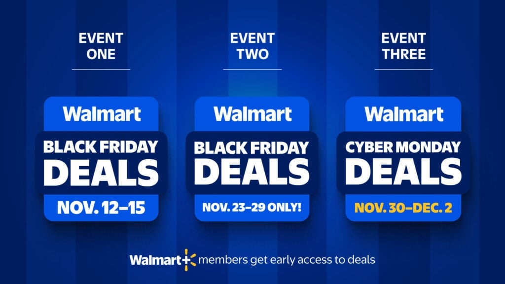 Walmart Black Friday and Cyber Monday events 2026 Walmart Black Friday and Cyber Monday events 2026