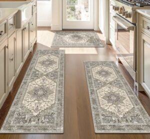 Yamaziot Boho Washable Kitchen Rugs