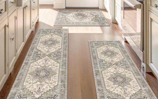 Yamaziot Boho Washable Kitchen Rugs
