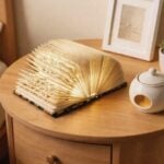 ZBOLE Folding Book Lamp Open