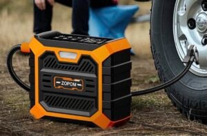 ZOPOM Tire Inflator Portable Air Compressor Orange