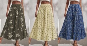 Zeagoo Womens Maxi Skirt