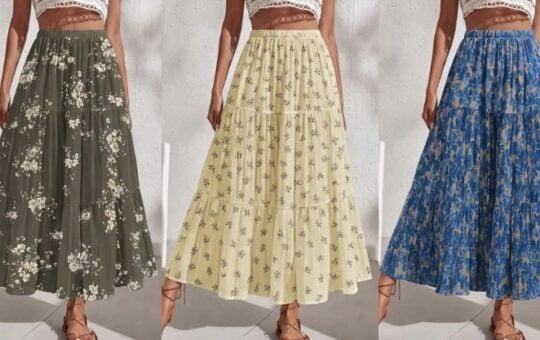 Zeagoo Womens Maxi Skirt